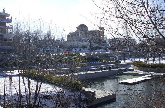 Sculpted River of Larissa city in Greece participates in European Contest