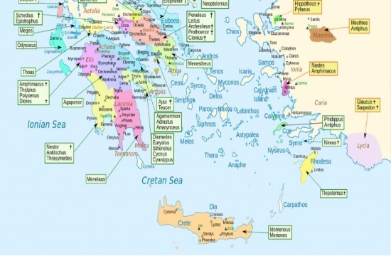 Impressive map showing the homeland of every character in Homer’s Iliad