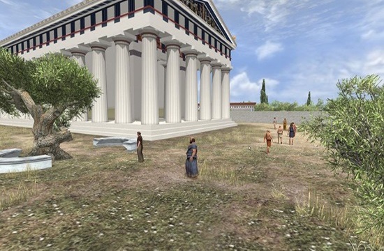 Tornos News Visitors Travel Back To Ancient Olympia Through Virtual