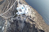 Olive tree piece found on Thirasia alters Santorini volcano explosion dates