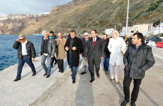 Σαντορίνη: Σύσκεψη εργασίας για το λιμάνι Αθηνιού