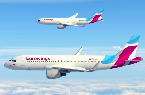Eurowings: Άνοιξαν οι κρατήσεις για πτήσεις προς την Κέρκυρα το 2018