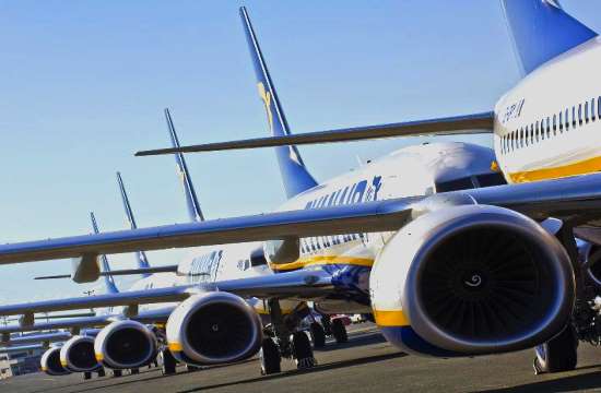 Ryanair: Διευρύνει το πρόγραμμα του 2017 για Χανιά και Θεσσαλονίκη