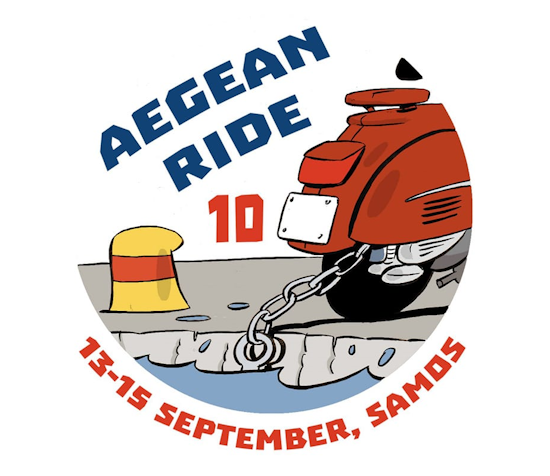 Aegean Ride 10 με βέσπα στη Σάμο